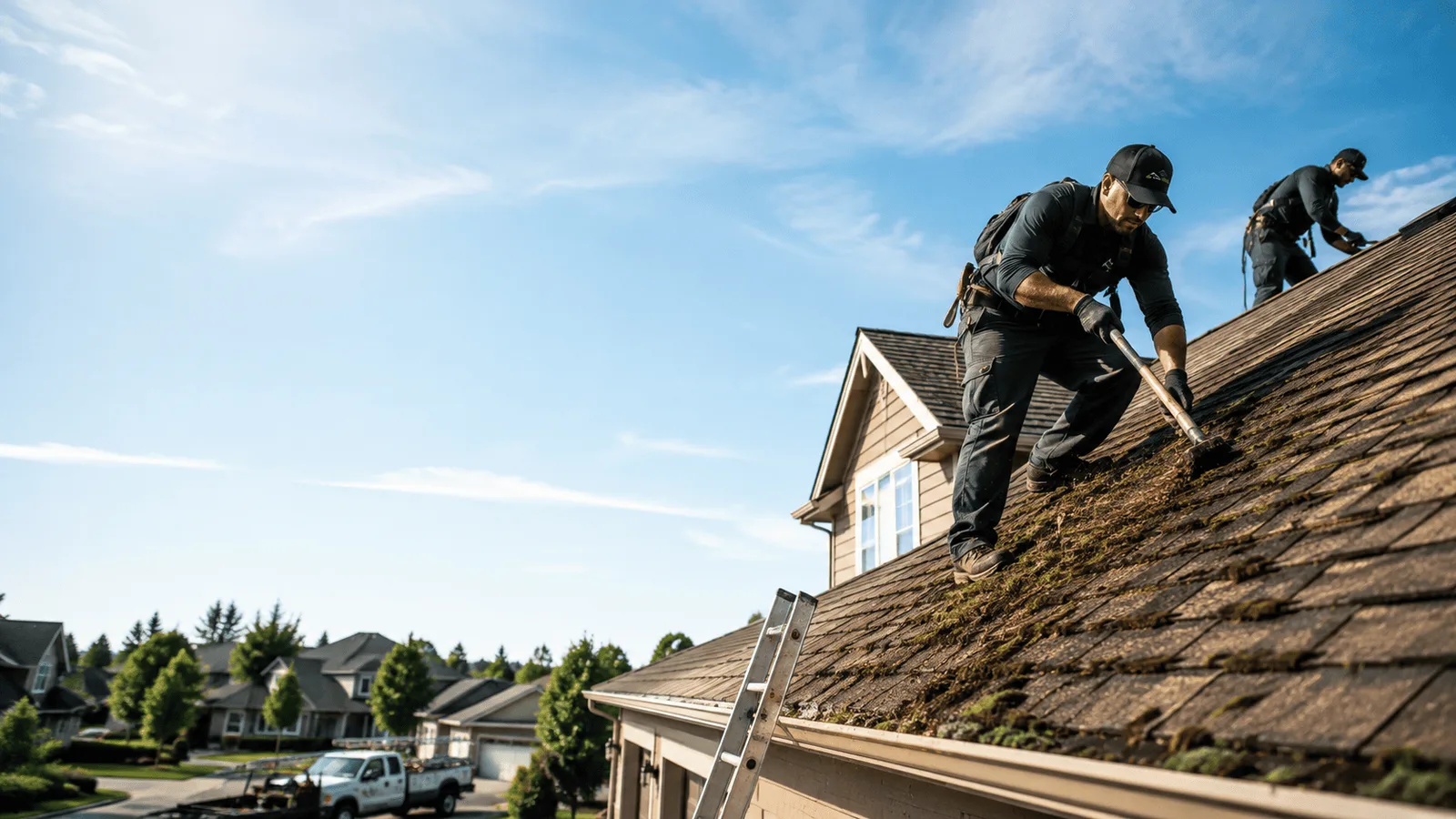 Roof Moss Removal in Ringle, WI near me